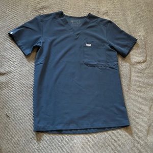 Figs Leon Dark Harbor Scrub Top